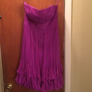 Formal fuchsia dress